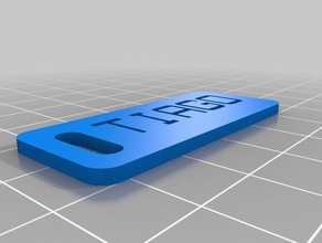 tiago organização personalizado 3d print model - Mito3D