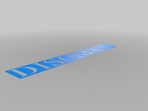 desobediência civil sinais logotipos personalizado 3d print model - Mito3D