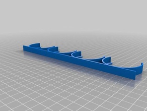 il mio personalizzato parametrico di spezie clip rack cucina pranzo 3d print model - Mito3D