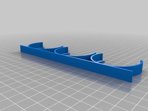 mon 2customized paramétrique spice clip rack cuisine manger 3d print model - Mito3D