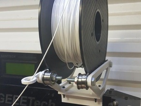 pursa i3 filament holder 3d printer accessories filament-spool guide spool geeetech geetech mount 3d print model - Mito3D