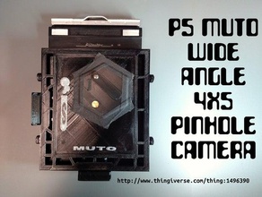 p5 geniş açı 4x5 iğne deliği kamera muto 120 film sanat lise anında büyük format lomo opencamera pinhead schlab schlaboratory schlem steam stem terrapin tinkercad tvy wideange wppd 3d print model - Mito3D