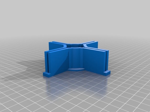 bt50 4 fin fixture hobby customized 3D print model - Mito3D