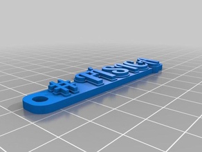 fisica llaveros personalizado 3d print model - Mito3D