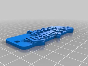 jessica 4 life Schlüsselanhänger angepasst 3d print model - Mito3D