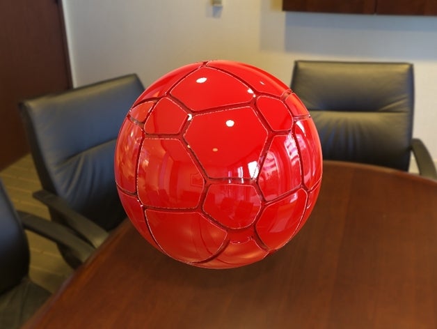 de voronoi la pelota matemáticas arte 3D print model - Mito3D