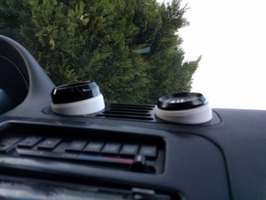 autometer angle anneaux réplique de 52 mm jauge automobile 3d print model - Mito3D