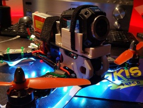 zmr250 jbl adixxion gerçek mount rc araç kamera monte edin Panasonic quadcopter 3d print model - Mito3D