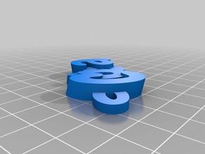 cuba keychains customized 3d print model - Mito3D