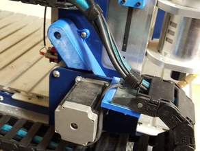 3d-gedruckte Accessoires verschwommen Zoll-cnc-Mühle in der Robotik duckt Riemenscheibe router Endabschalter 3d print model - Mito3D