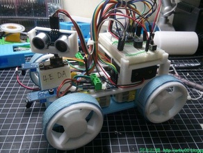 carro inteligente v3 brinquedos jogos arduino 3d print model - Mito3D