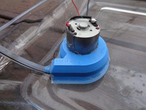 cd-rom motore pompa adattatore per tubo il fai da te la bomba customizer di cc fluido distributore riutilizzare acqua l'irrigazione 3d print model - Mito3D