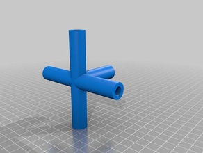 antenne pipe titulaire le bricolage personnalisé 3d print model - Mito3D