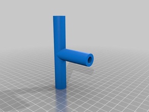 antenna pipe holder diy customized 3d print model - Mito3D
