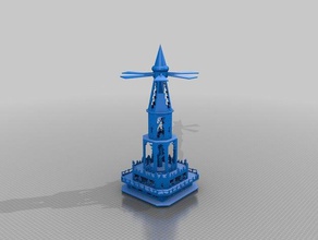 wheihnachtspyramide Dekor 3d print model - Mito3D