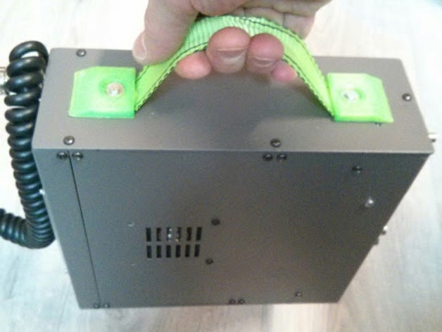 handle mobile transceiver hamradio diy 3D print model - Mito3D