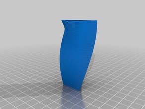 3 sides flower vase experiment organization customized 3d print model - Mito3D