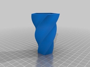 5 sides flower vase experiment organization customized 3d print model - Mito3D