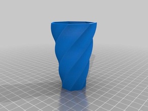 7 sides flower vase experiment organization customized 3d print model - Mito3D