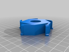 il mio personalizzato spool hub adattatore 57 mm 17mm interiore 3d la stampante parti 3d print model - Mito3D