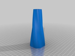 tall vase decor customized 3d print model - Mito3D