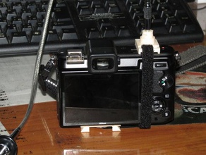 fixture release cable camera adapter shuter 3d print model - Mito3D