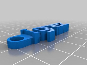 ignez Anahtarlık organizasyon özelleştirilmiş 3d print model - Mito3D