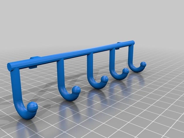 locker key hanger organization 3D print model - Mito3D