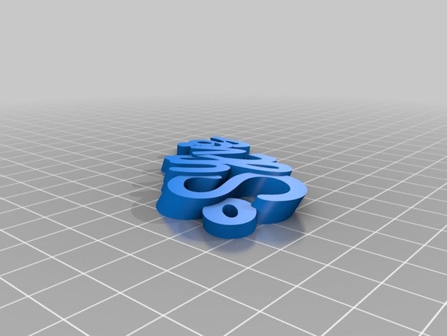 sylvie de l'organisation personnalisé 3D print model - Mito3D