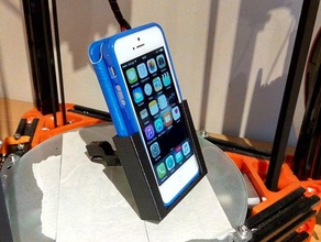 iphone 5 flip cover supporto per auto mobile 3d print model - Mito3D