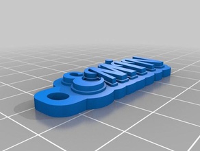 rem chaveiros personalizado 3d print model - Mito3D