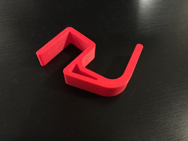 linnmon table headphone hanger organization 3D print model - Mito3D