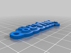 sevn&ccedil Schlüsselanhänger angepasst 3d print model - Mito3D