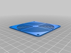 80 mm fan ızgarası 3d yazıcı aksesuarlar 3d print model - Mito3D