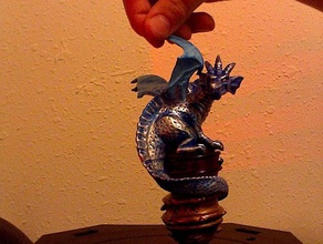 magiquest dragão varreduras réplicas makerbotdigitizer 3d print model - Mito3D