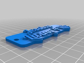 meine cusjessica 4 life Schlüsselanhänger angepasst 3d print model - Mito3D