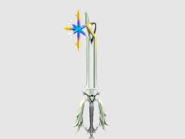 oathkeeper sculptures keyblade kingdom hearts 3D print model - Mito3D