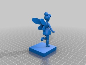 fairy tink sculptures 3d print model - Mito3D