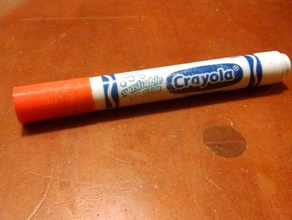 crayola kompatibel marker cap Kunst tools 3d print model - Mito3D