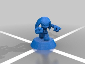 knuckles andere 3d print model - Mito3D