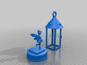 fada tink lanterna pessoas 3d print model - Mito3D
