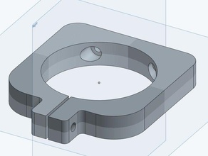 65mm spindle mount 40mm offset parts cnc ox holder v-slot 3d print model - Mito3D