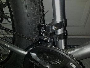 desviador dianteiro adaptador de solda esporte ao ar livre bicicleta fat moto 3d print model - Mito3D