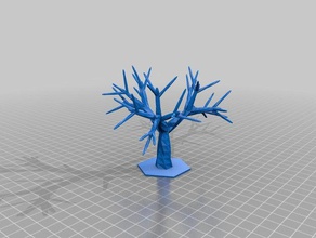 spooky-ish tree models customized 3d print model - Mito3D