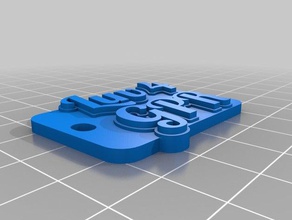 luv 4 my kids keychains customized 3d print model - Mito3D