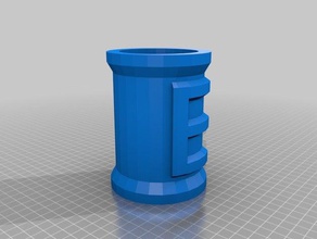mega man e-serbatoio koozie gadget accessorio possibile tazza supporto di piatto bevanda gioco megaman pop la soda video 3d print model - Mito3D