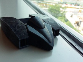 plump sparrow daydreamers starship - Spielzeug Spiel Zubehör Kinder Raumschiff 3d print model - Mito3D
