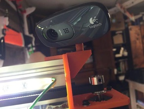 logitech c270 webcam de montaje d-bot 3d la impresora accesorios 3d print model - Mito3D