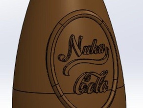 fallout 4 nuka cola twisted cap bottle props game 3d print model - Mito3D