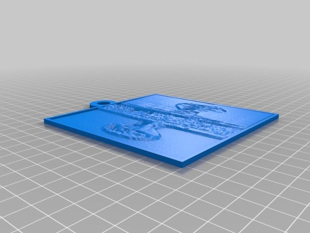 mon personnalisés lithopane 2d l'art 3D print model - Mito3D